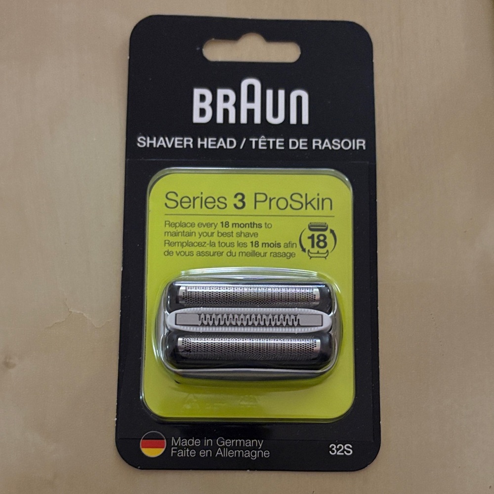Braun Series 3 ProSkin Shaver Head 32S New sealed package